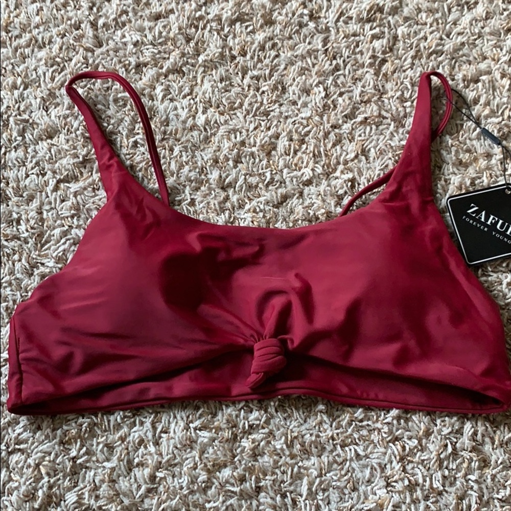 New Tie Front Bikini Top